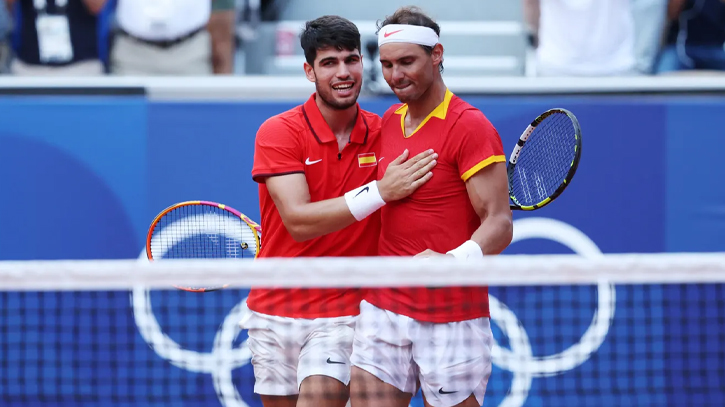 Nadal having ’fun’ in Olympic dream team with Alcaraz