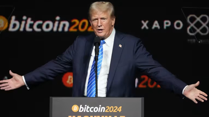 Trump courts crypto vote with ‘pro-bitcoin president’ vow